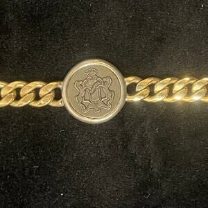 Giorgio Beverly Hills Vintage Vermeil Coin Bracelet